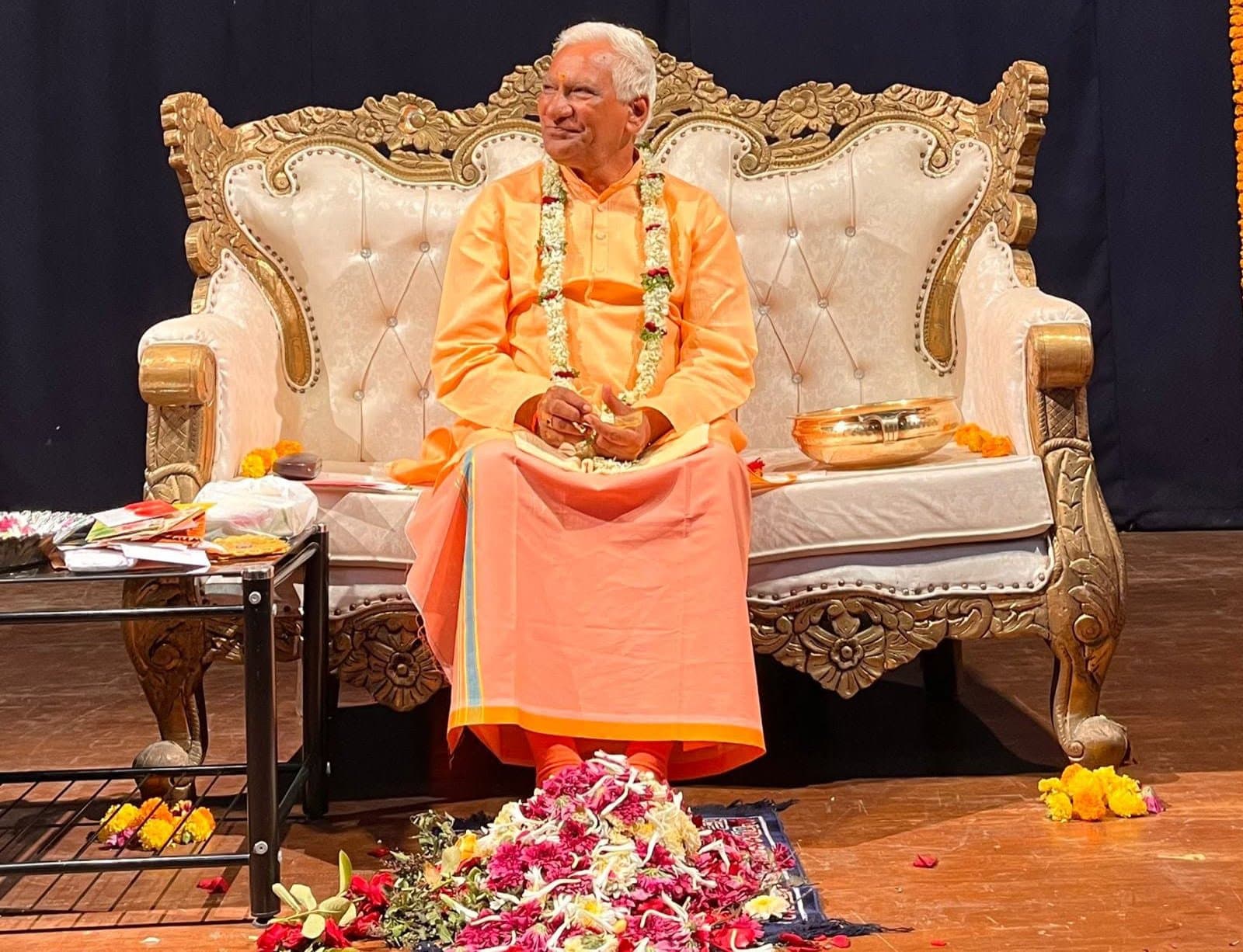 Mahavatar Babaji TadEkam Foundation Guru Purnima 2024 - Our revered Swami Dattapadanandji