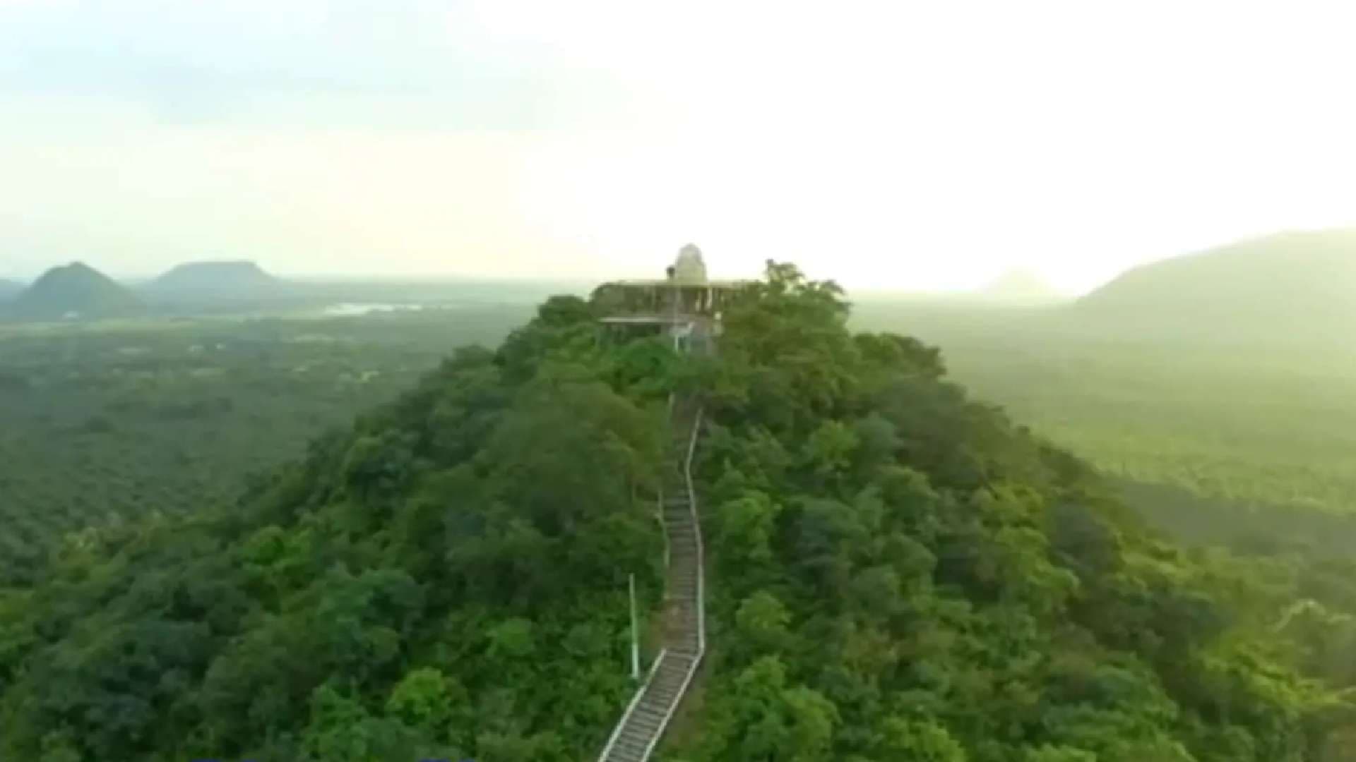 Sri Varaha Lakshmi Narasimha Swami Temple, Tirumalayapalem atop a hillock