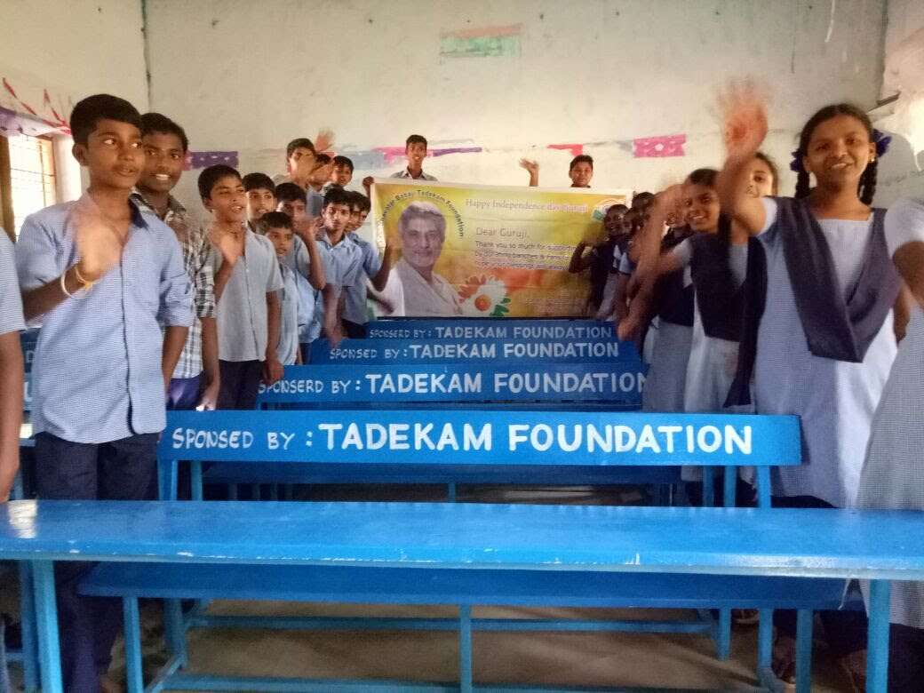 Classroom furniture donated by TadEkam